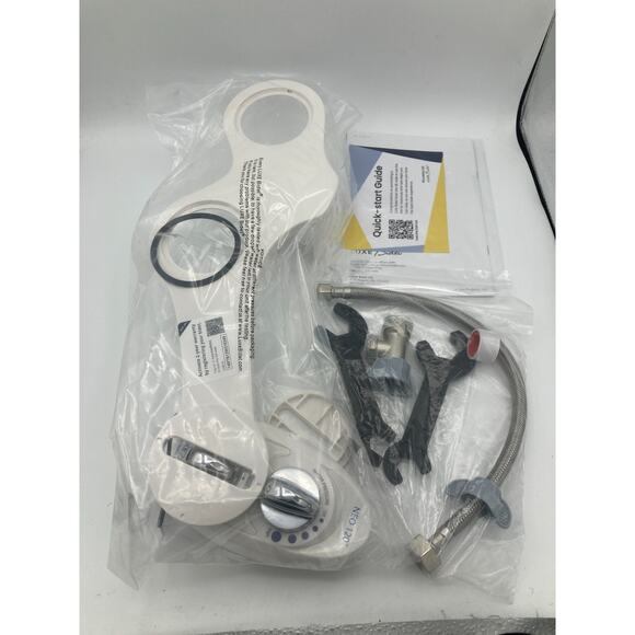 LUXE Bidet Neo 185 Non-Electric Bidet, Dual Wash Modes with/ Knob, White - Picture 6 of 12